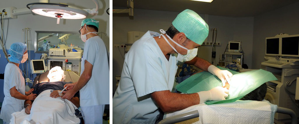 Intervention de chirurgie dermatologique par le Dr Cyril Roux à Limoges